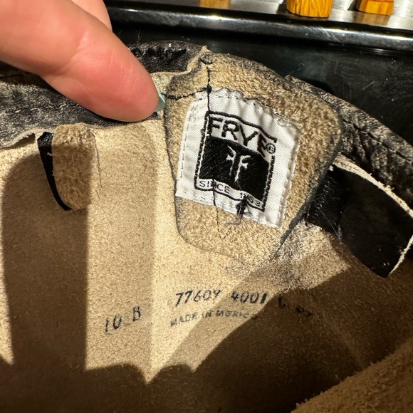 FRYE motorcycle boots Woman’s 10 - Picture 3 of 4